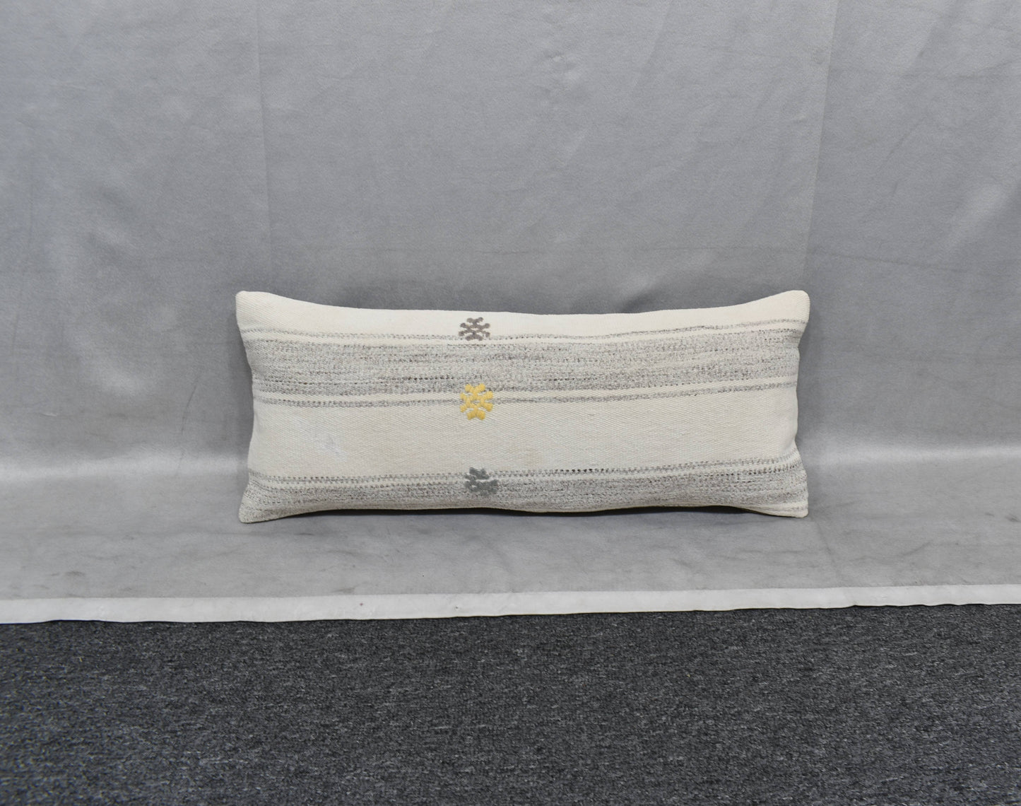 Yeni El Dokuma Dekoratif Lumbar Kilim Kırlent Yastık Kılıfı 6211