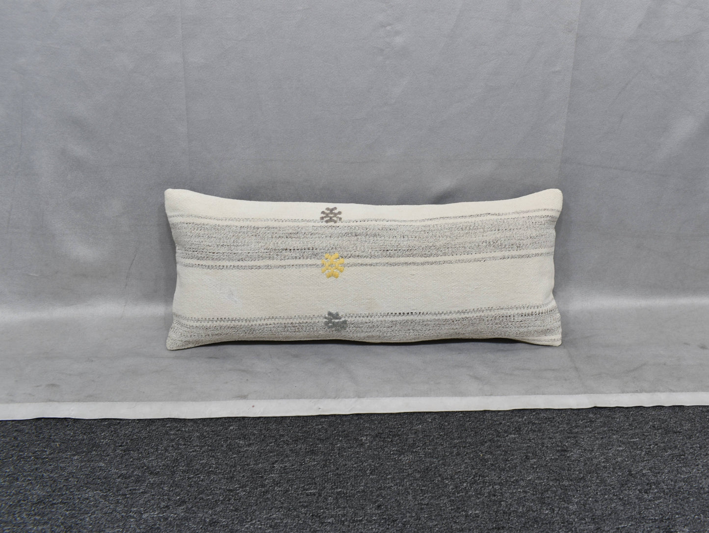 Yeni El Dokuma Dekoratif Lumbar Kilim Kırlent Yastık Kılıfı 6211