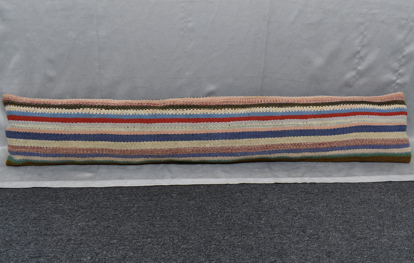 Yeni El Dokuma Dekoratif Lumbar Kilim Kırlent Yastık Kılıfı 6212