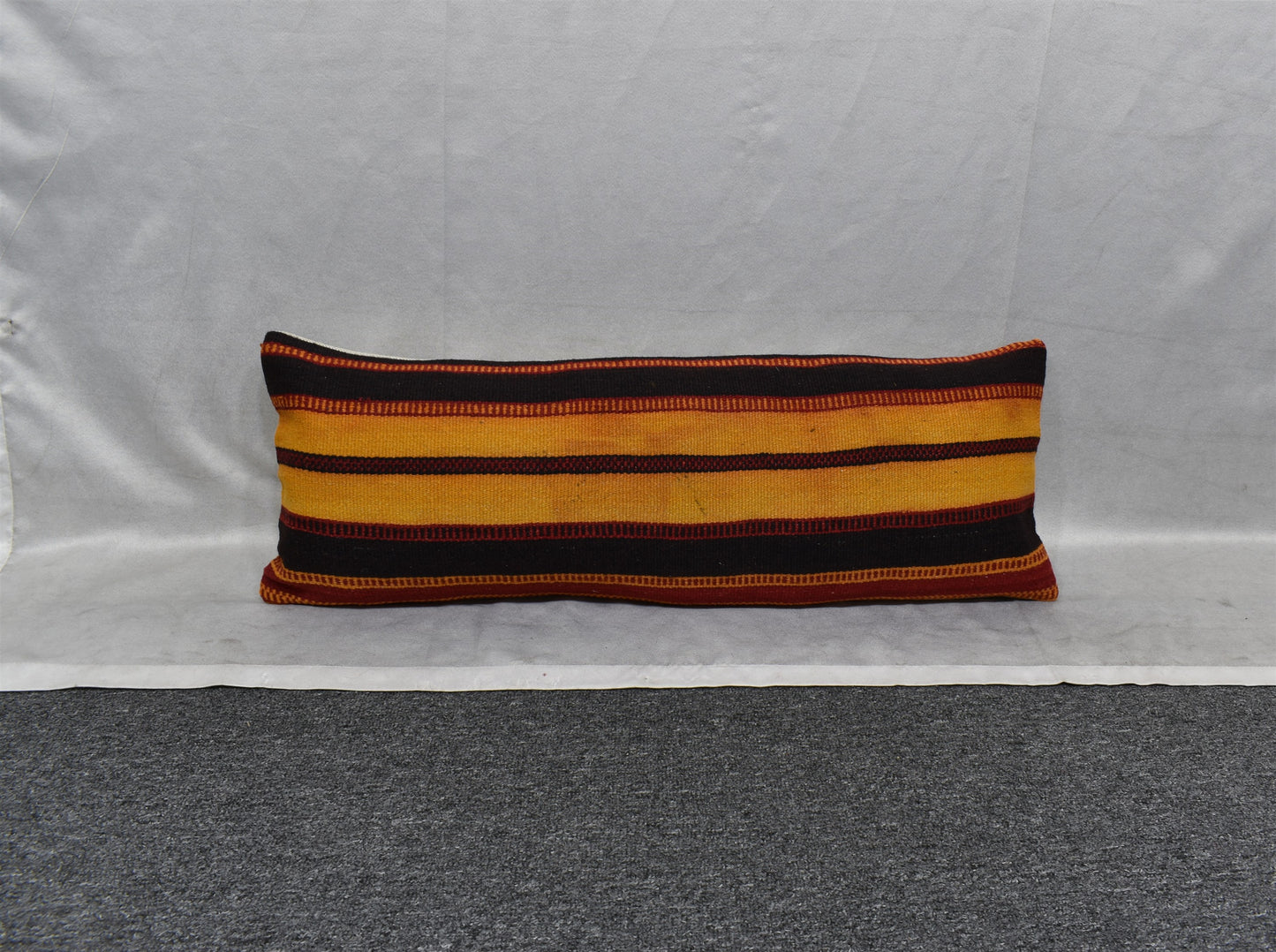 Yeni El Dokuma Dekoratif Lumbar Kilim Kırlent Yastık Kılıfı 6213