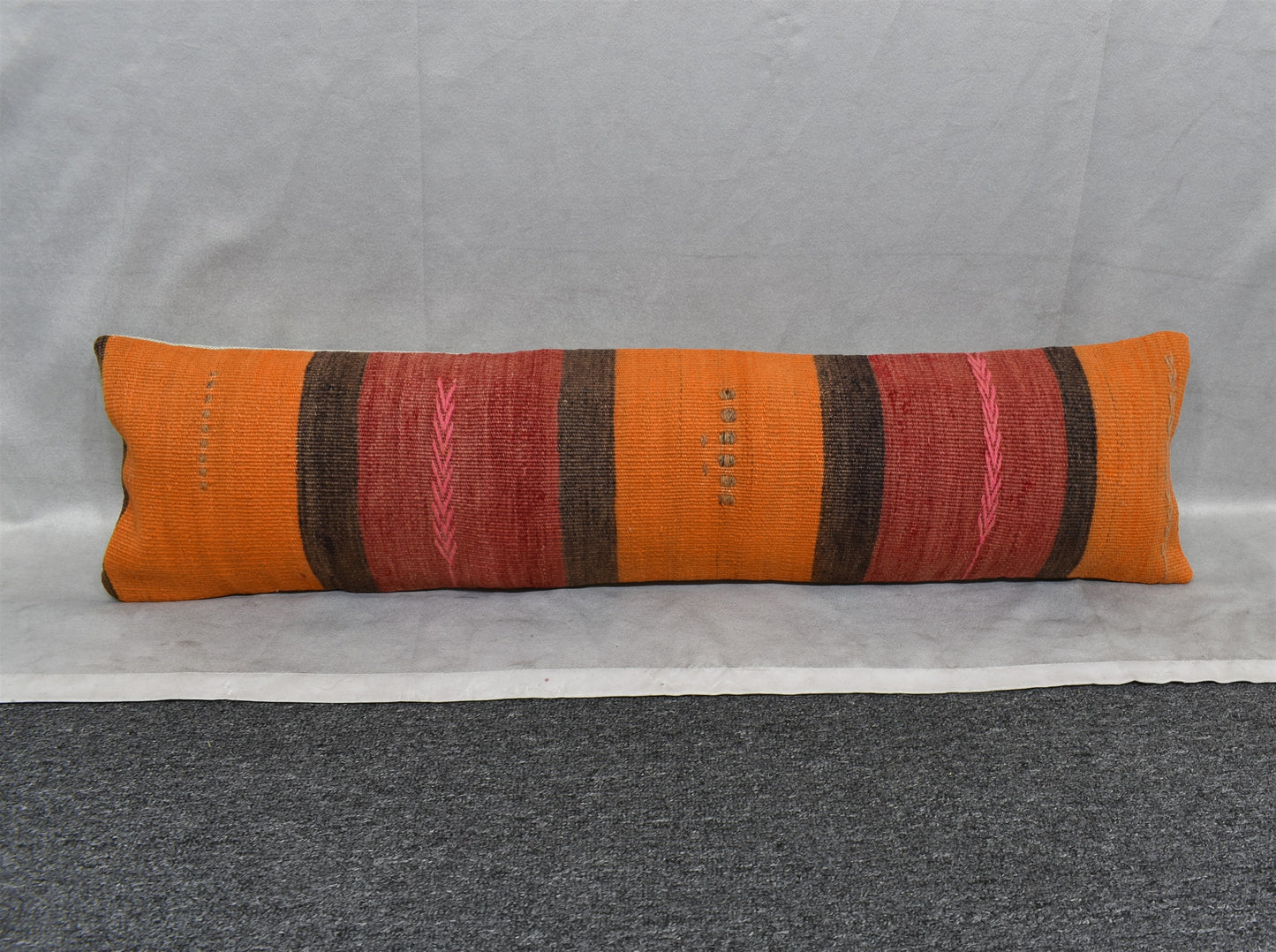 Yeni El Dokuma Dekoratif Lumbar Kilim Kırlent Yastık Kılıfı 6216