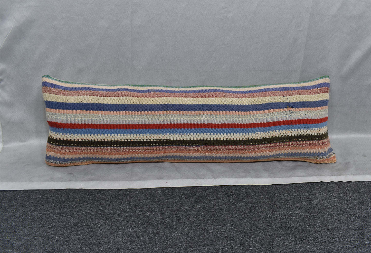 Yeni El Dokuma Dekoratif Lumbar Kilim Kırlent Yastık Kılıfı 6219