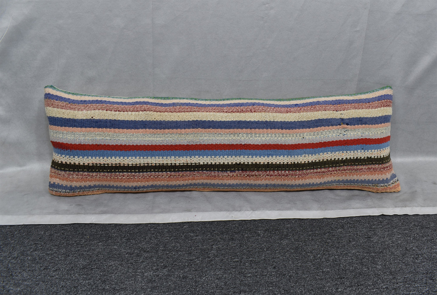 Yeni El Dokuma Dekoratif Lumbar Kilim Kırlent Yastık Kılıfı 6219