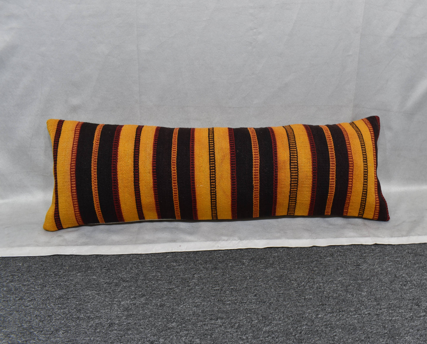 Yeni El Dokuma Dekoratif Lumbar Kilim Kırlent Yastık Kılıfı 6220
