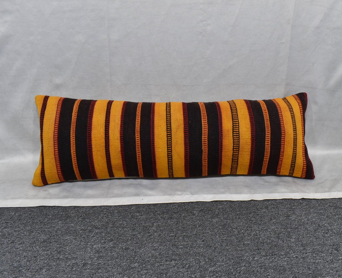 Yeni El Dokuma Dekoratif Lumbar Kilim Kırlent Yastık Kılıfı 6220