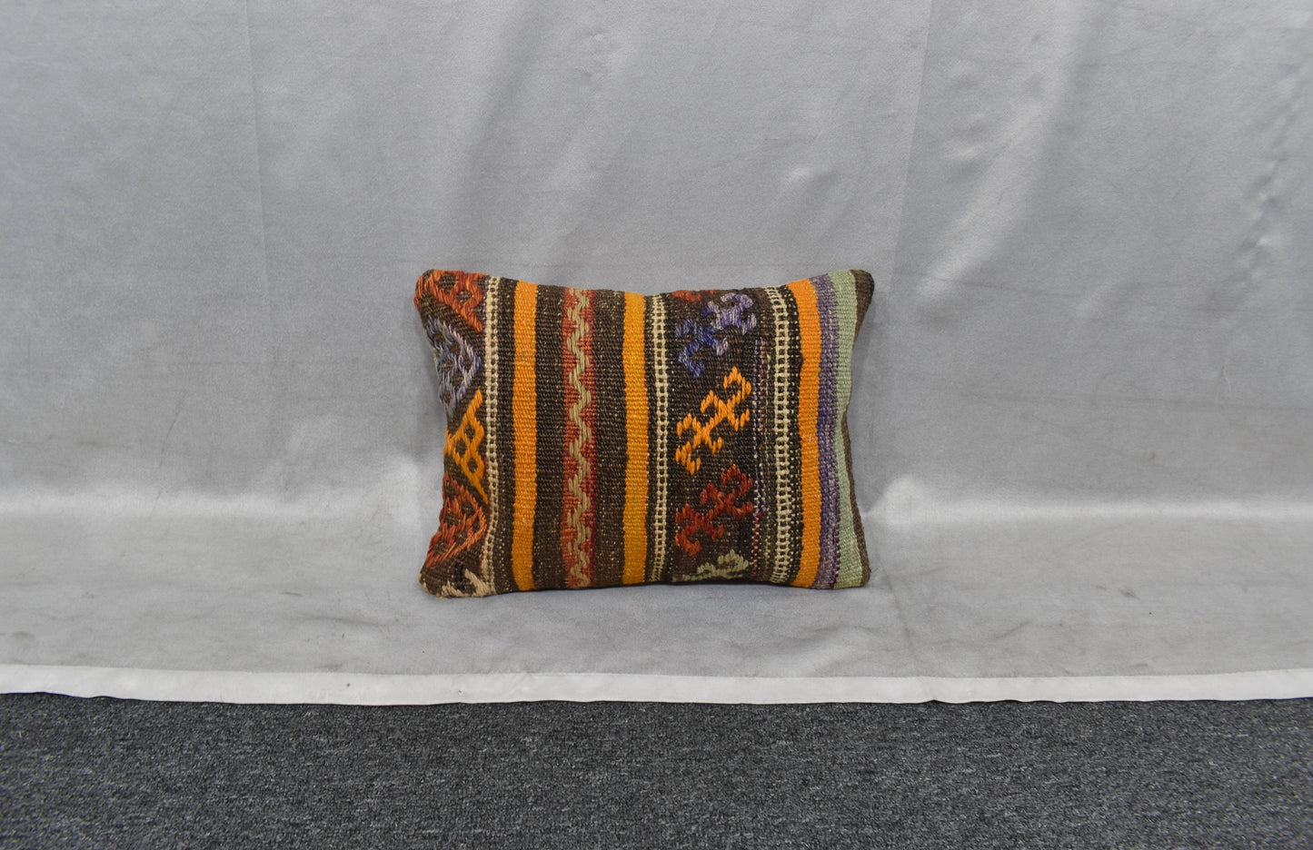 Yeni El Dokuma Dekoratif Kilim Kırlent Yastık Kılıfı 6229