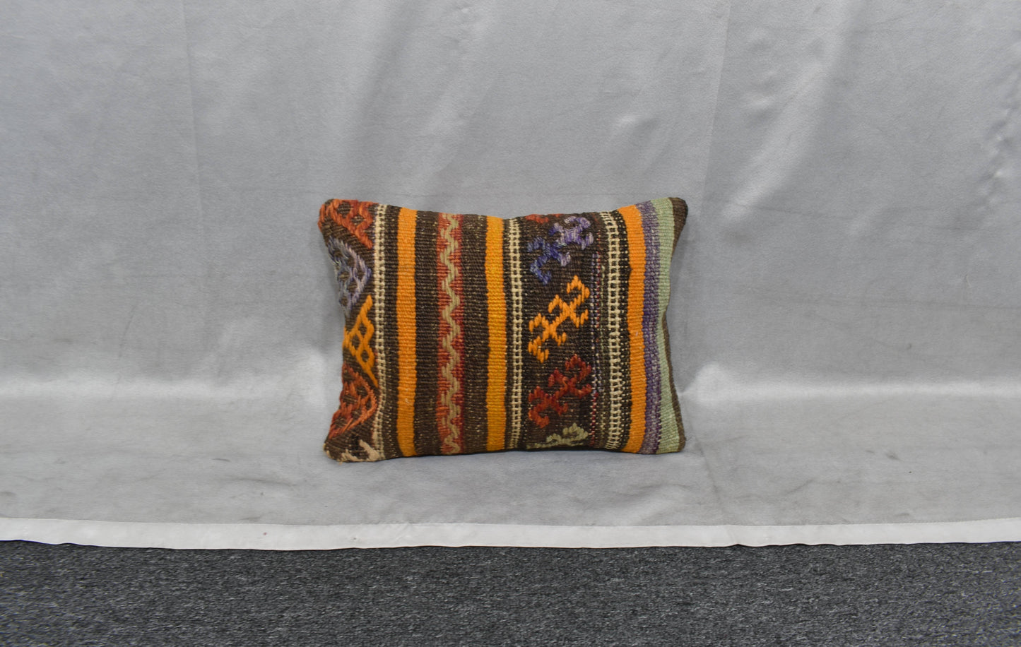 Yeni El Dokuma Dekoratif Kilim Kırlent Yastık Kılıfı 6229