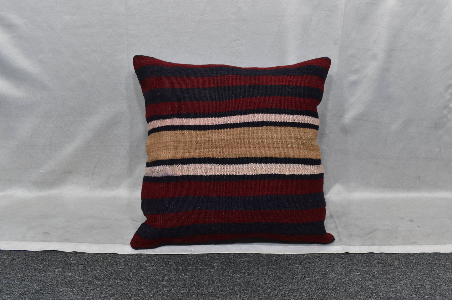 Yeni El Dokuma Dekoratif Kilim Kırlent Yastık Kılıfı 6232