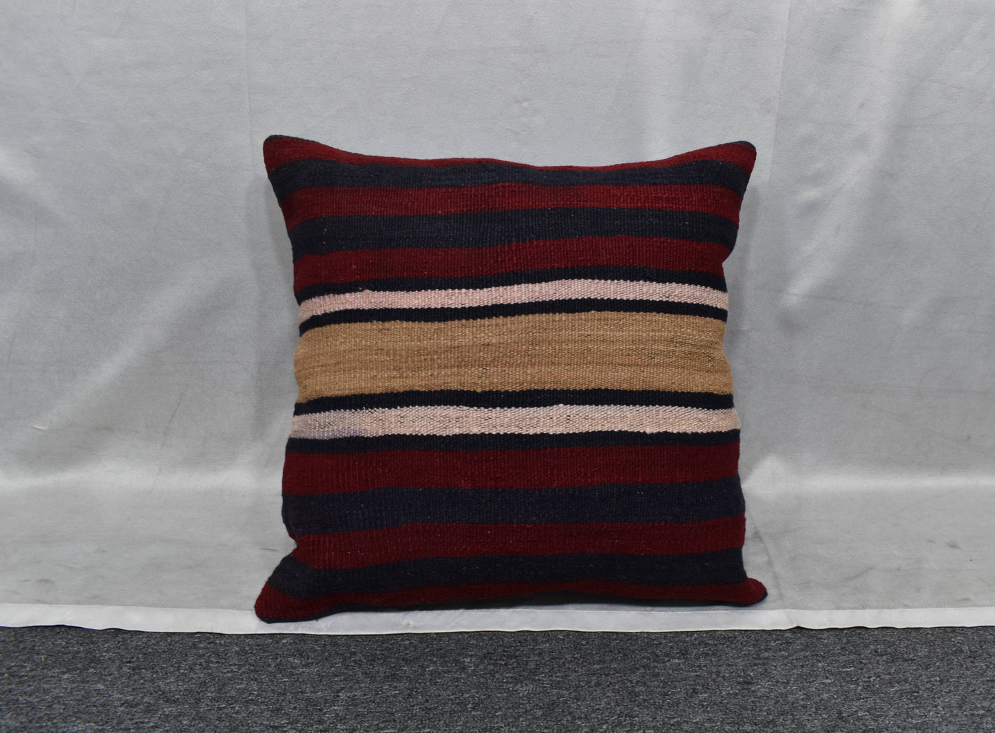 Yeni El Dokuma Dekoratif Kilim Kırlent Yastık Kılıfı 6232