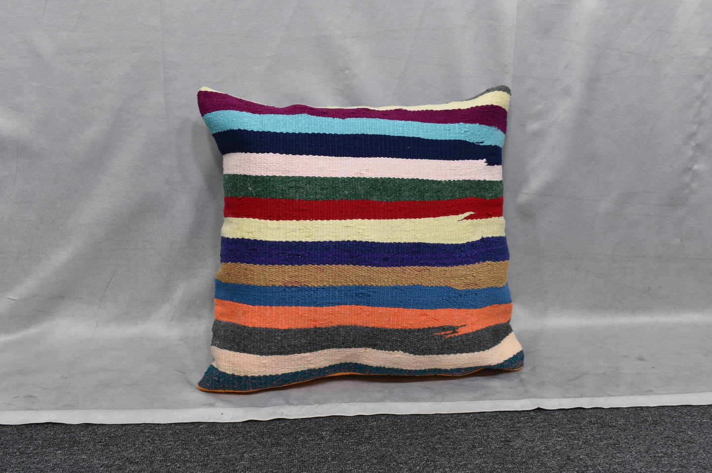 Yeni El Dokuma Dekoratif Kilim Kırlent Yastık Kılıfı 6233