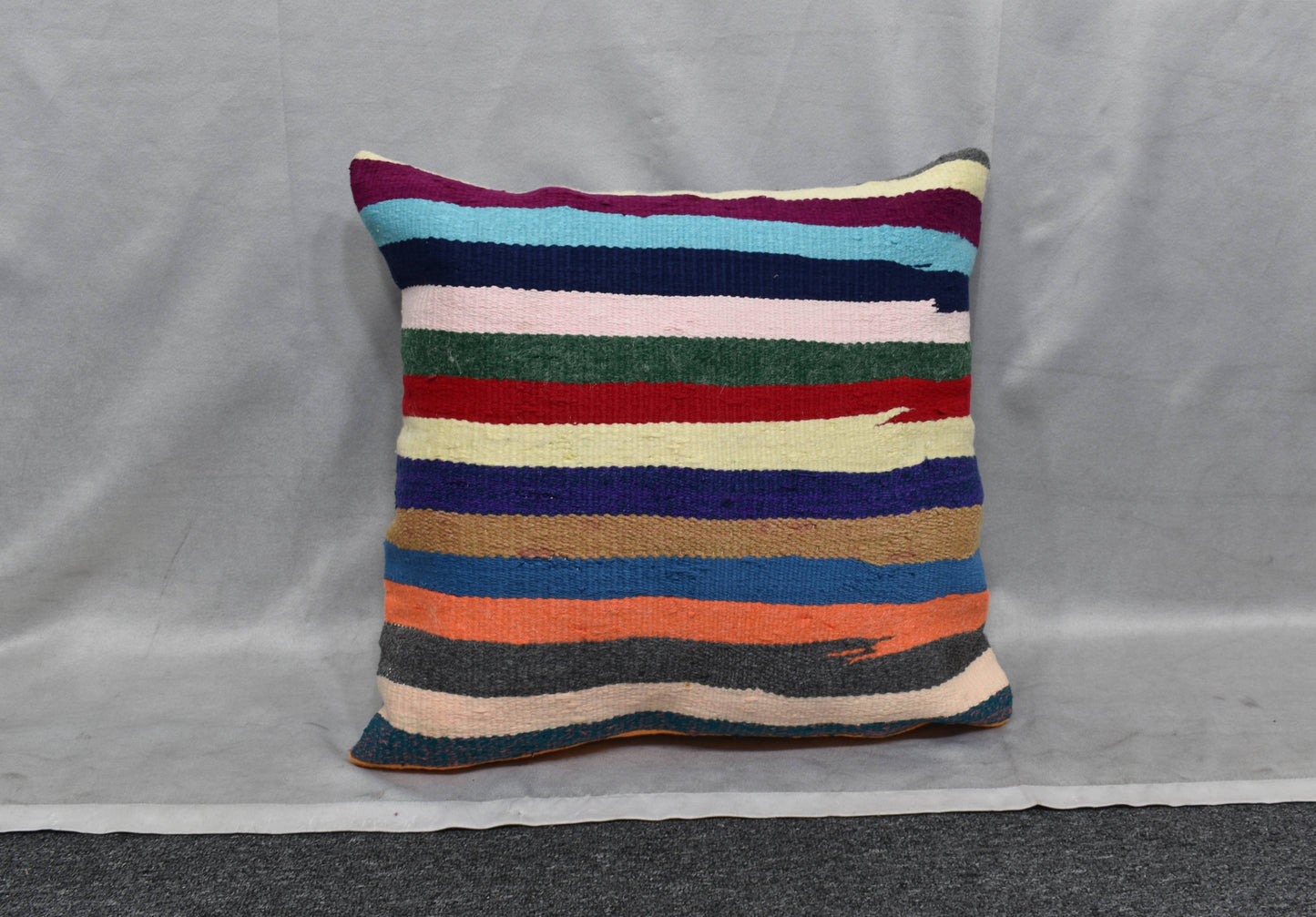 Yeni El Dokuma Dekoratif Kilim Kırlent Yastık Kılıfı 6233