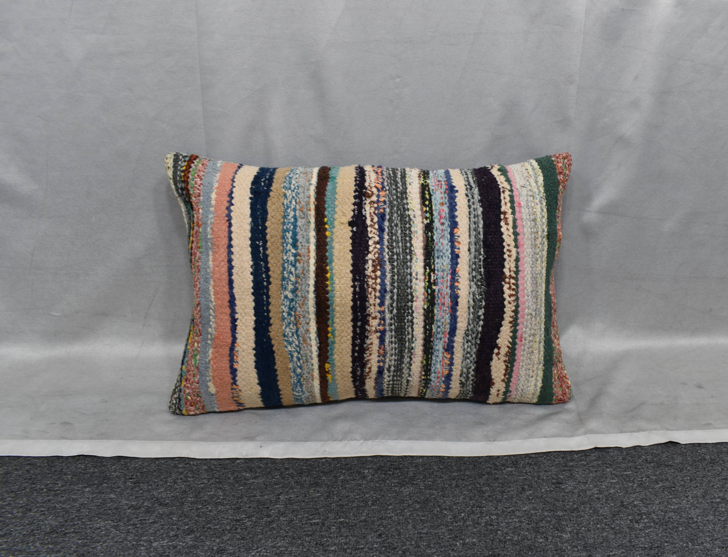 Yeni El Dokuma Dekoratif Kilim Kırlent Yastık Kılıfı 6238