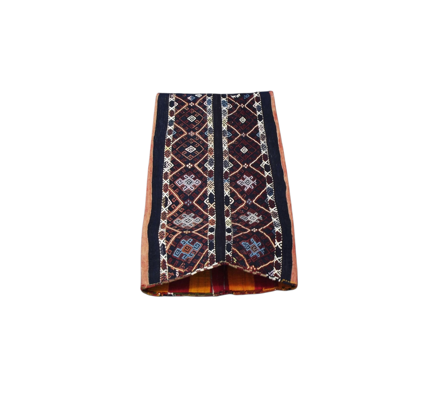 El Dokuma Otantik Sumak Malatya Yün Çuval Kilim 6267