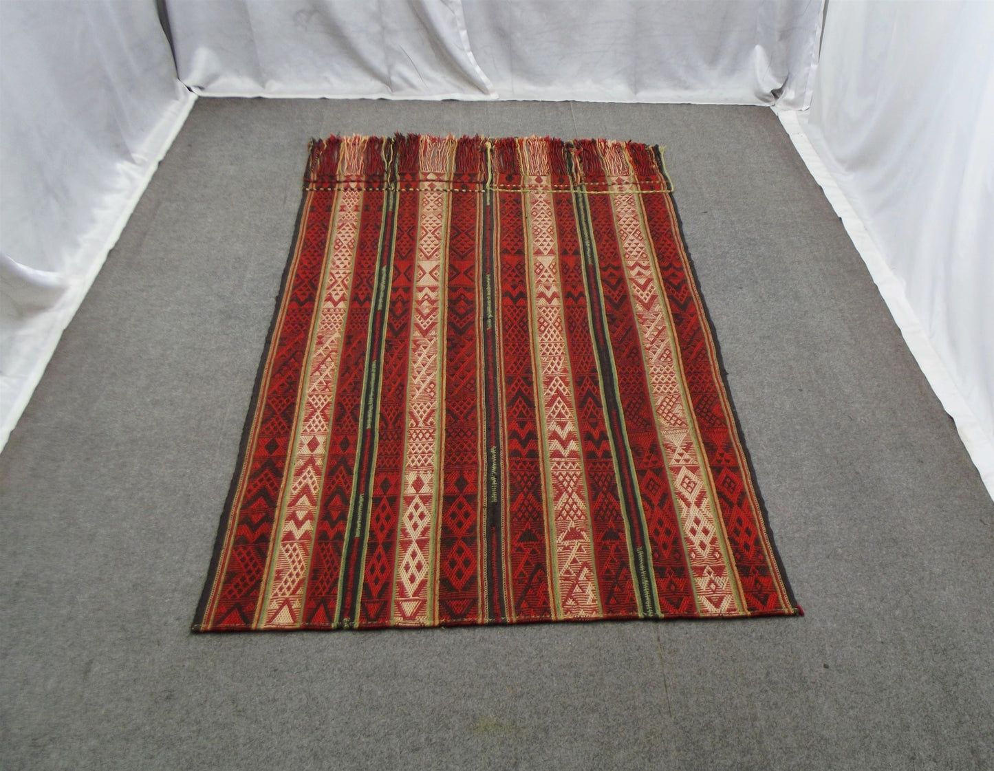 Antika El Dokuma Benzersiz Kağızman Yün Kilim 6268