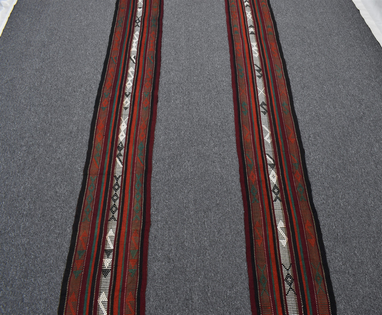 El Dokuması Dekorluk Kuşak Yörük Uzun Yolluk Yün Kilim 6329
