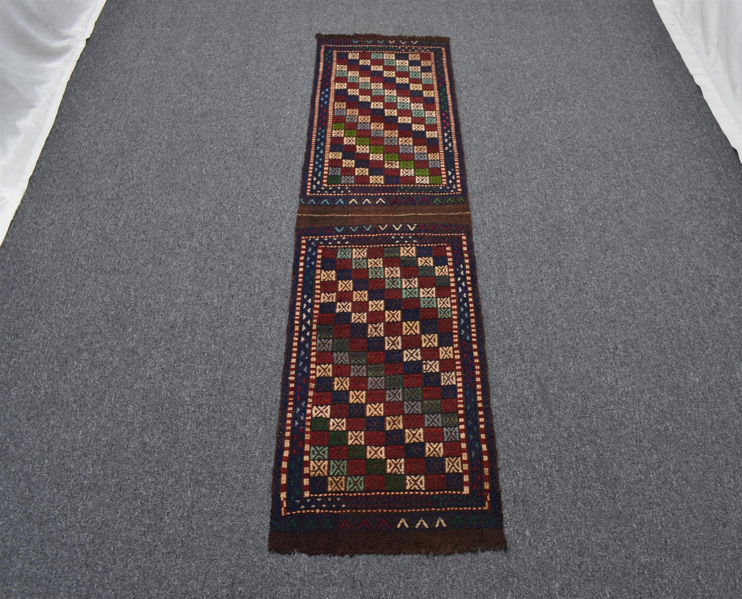 El Dokuma Yöresel Çumra Konya Yolluk Yün Kilim 6334
