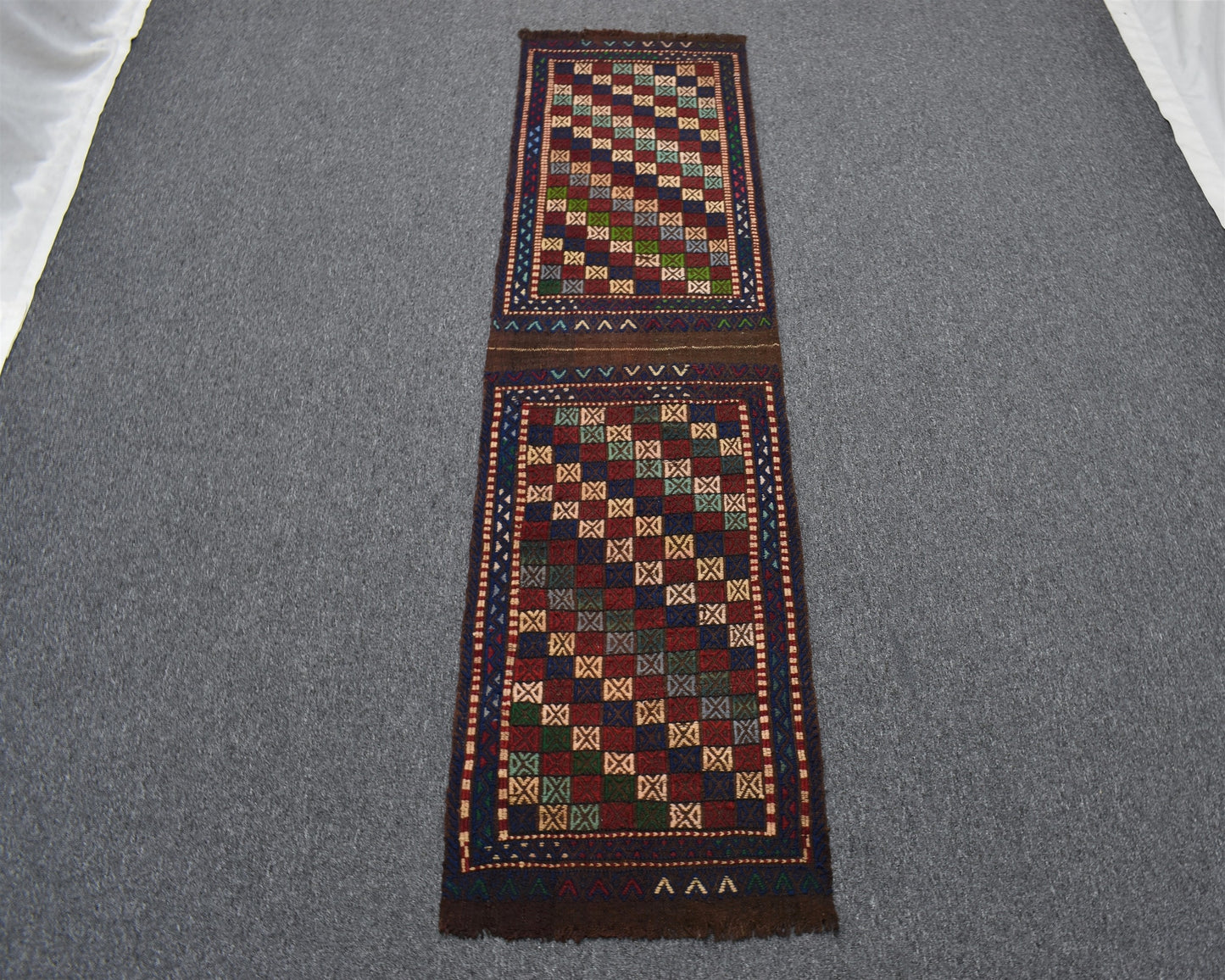 El Dokuma Yöresel Çumra Konya Yolluk Yün Kilim 6334