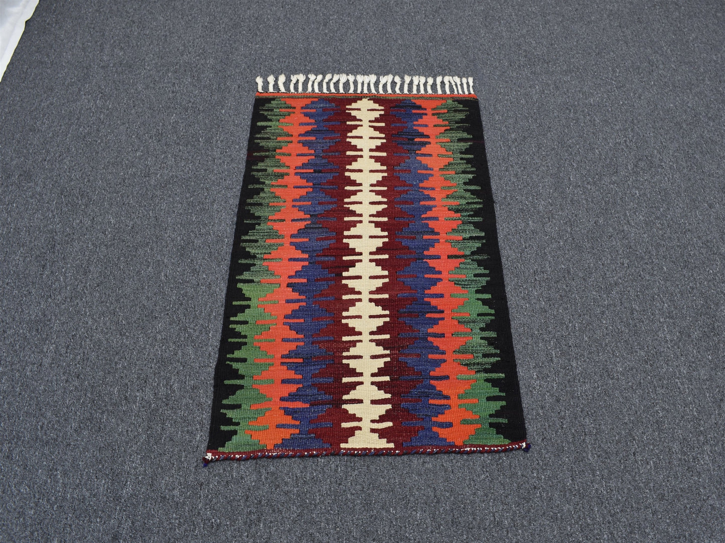 El Dokuma Seçkin Afyon Emirdağ Yün Kilim 6364