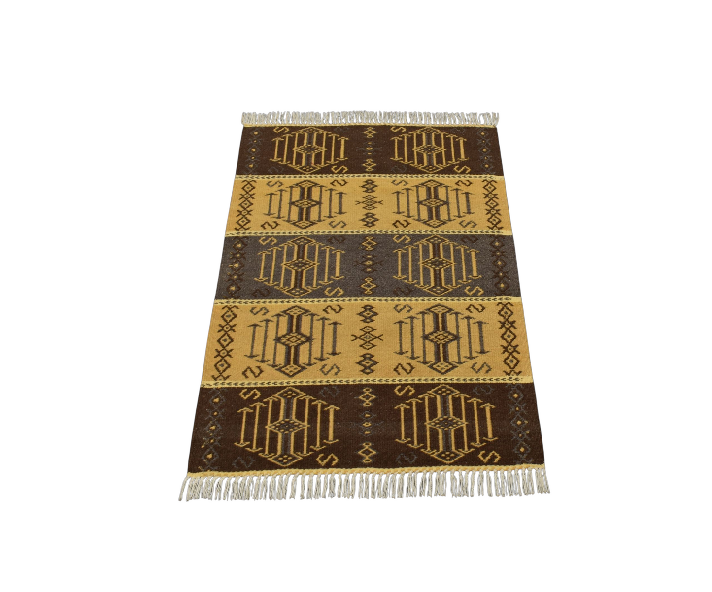 Yeni El Dokuma Modern Özel Tasarım Yün Kilim 6380
