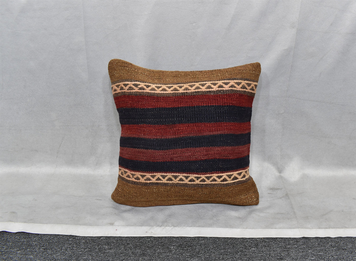 Yeni El Dokuma Dekoratif Kilim Kırlent Yastık Kılıfı 6423