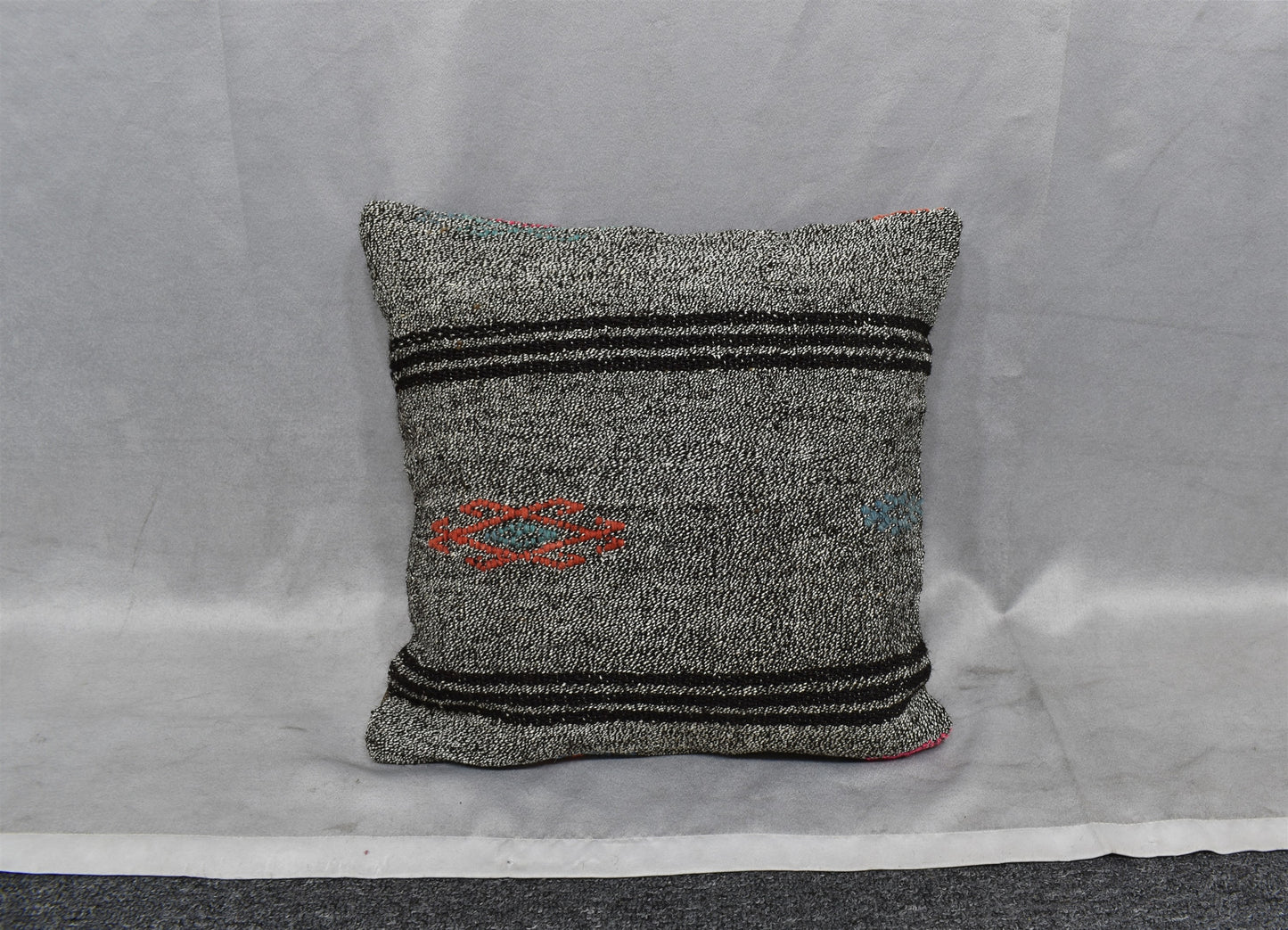 Yeni El Dokuma Dekoratif Kilim Kırlent Yastık Kılıfı 6444