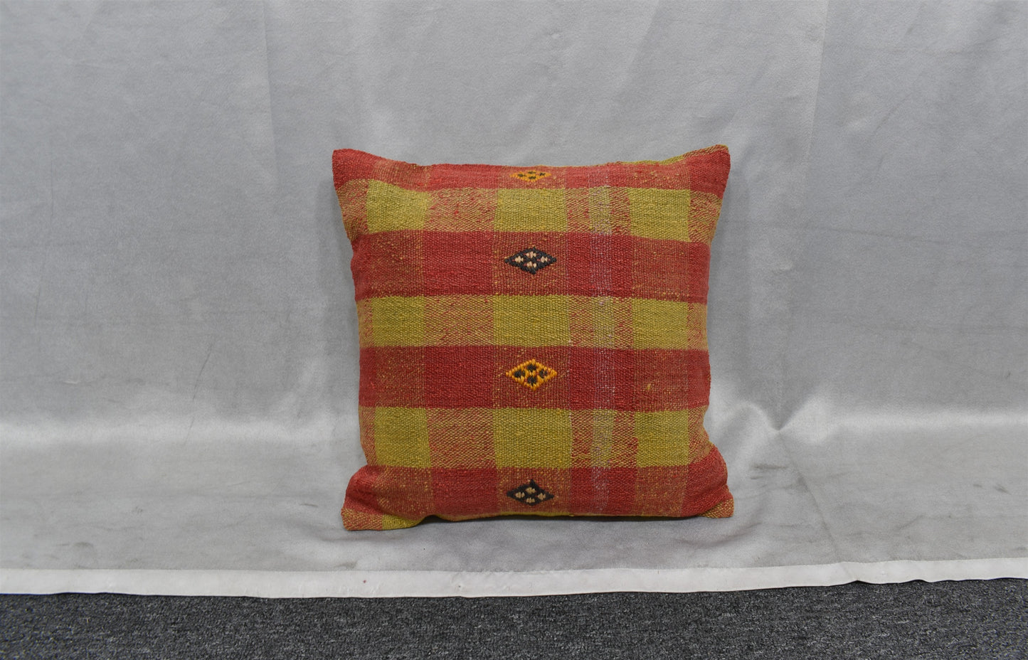 Yeni El Dokuma Dekoratif Kilim Kırlent Yastık Kılıfı 6447