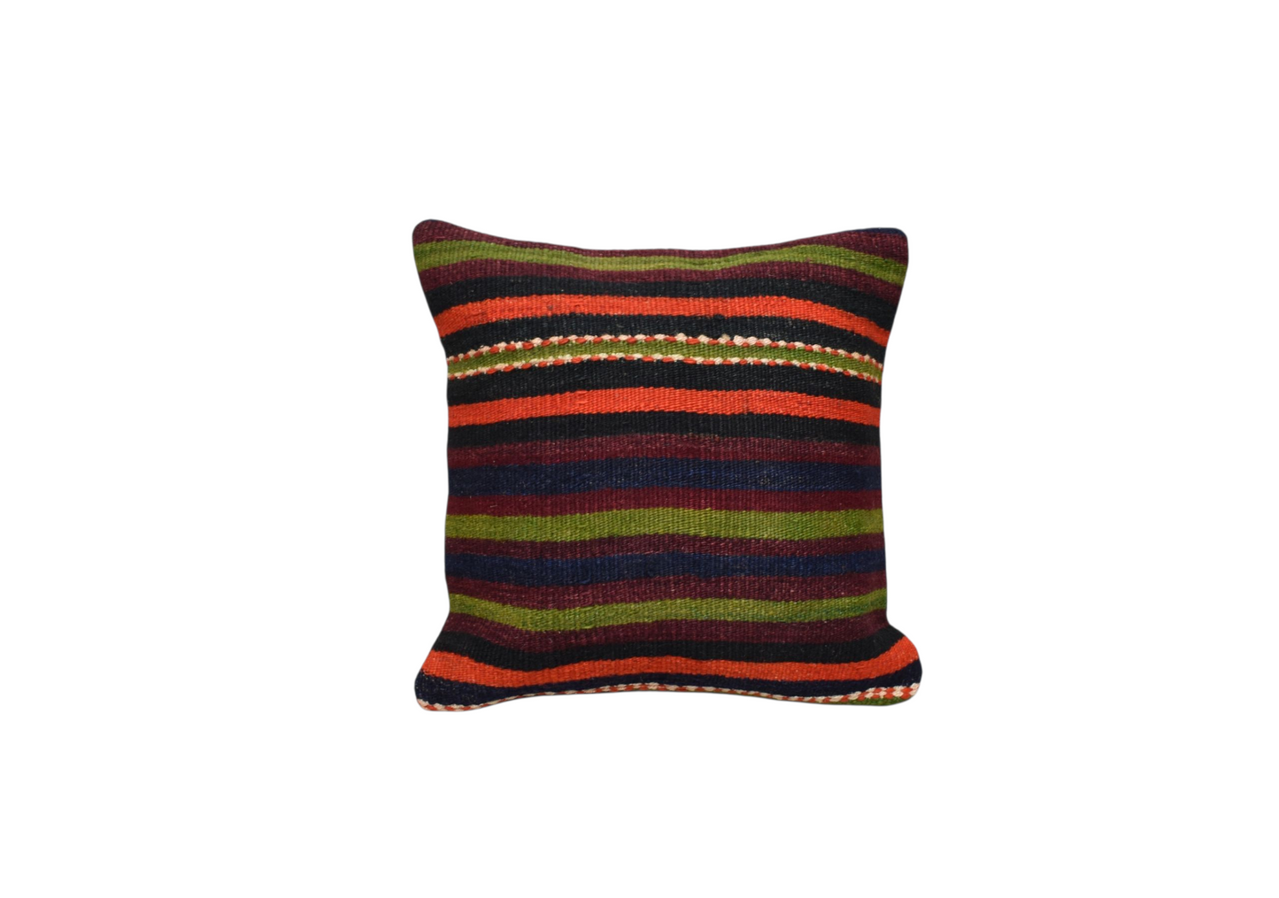 Yeni El Dokuma Dekoratif Kilim Kırlent Yastık Kılıfı 6452