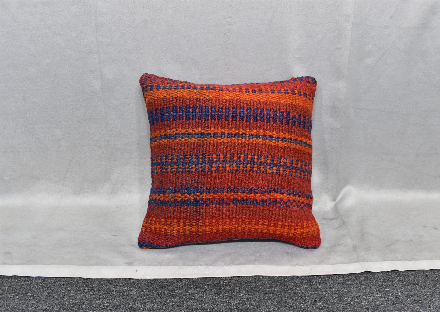 Yeni El Dokuma Dekoratif Kilim Kırlent Yastık Kılıfı 6453
