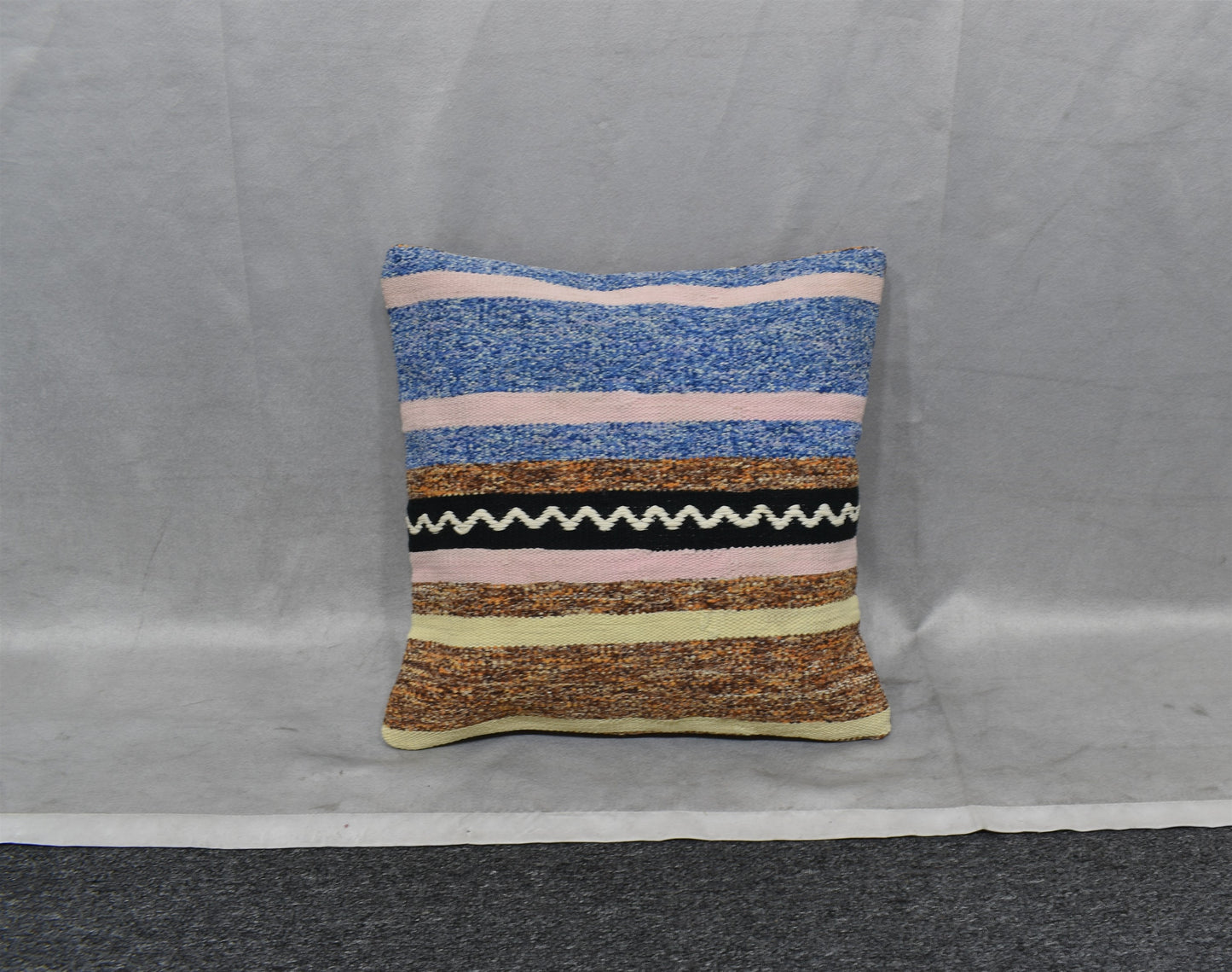 Yeni El Dokuma Dekoratif Kilim Kırlent Yastık Kılıfı 6460