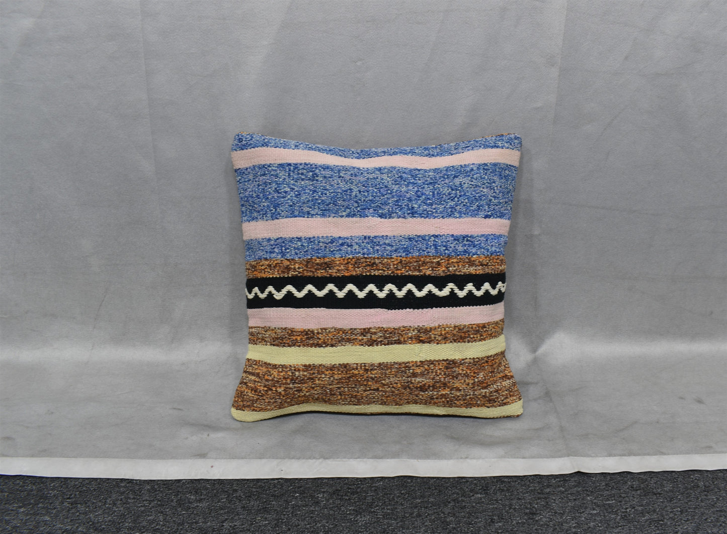 Yeni El Dokuma Dekoratif Kilim Kırlent Yastık Kılıfı 6460