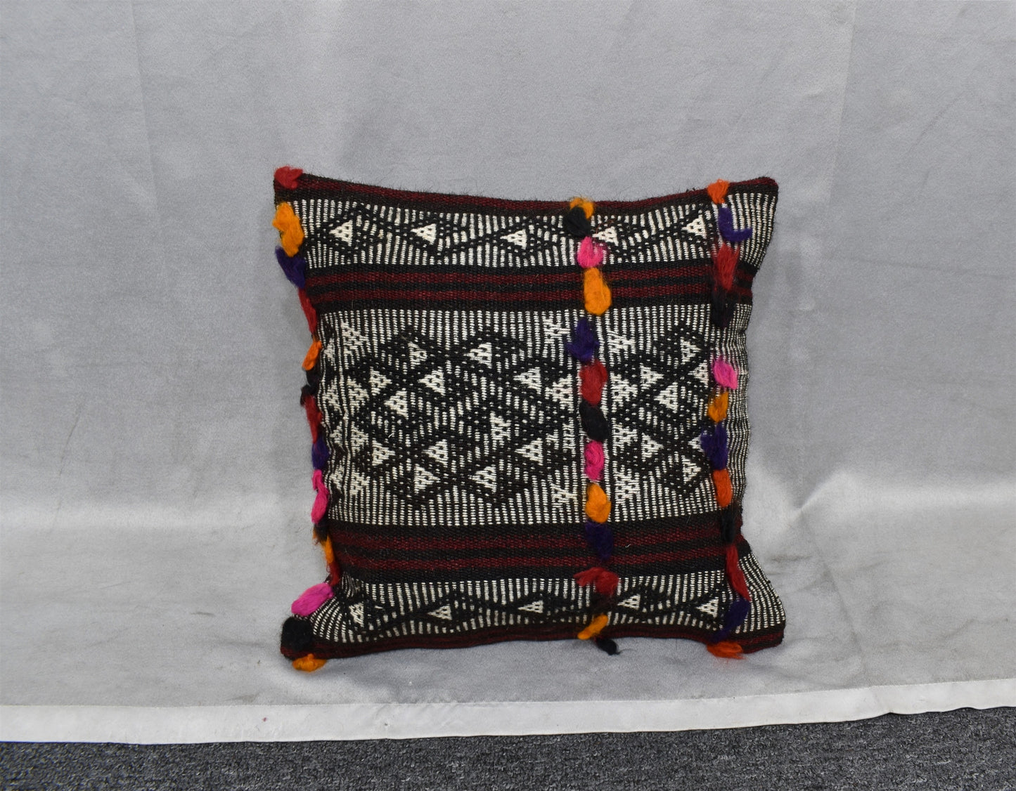 Yeni El Dokuma Dekoratif Kilim Kırlent Yastık Kılıfı 6478