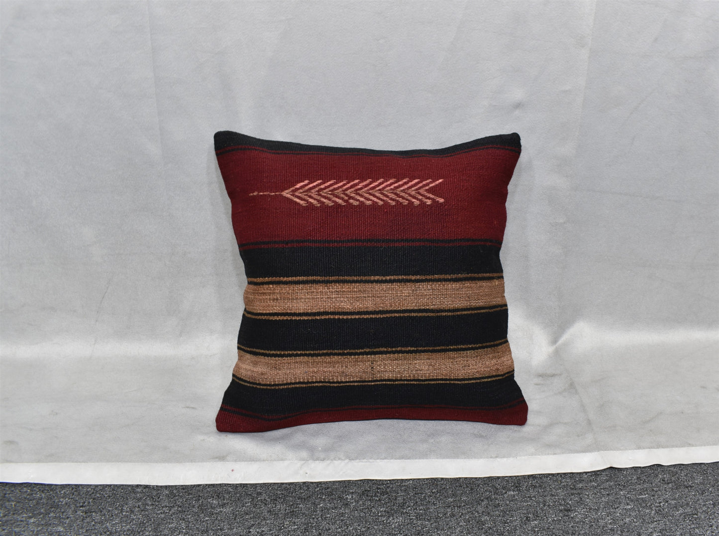Yeni El Dokuma Dekoratif Kilim Kırlent Yastık Kılıfı 6479