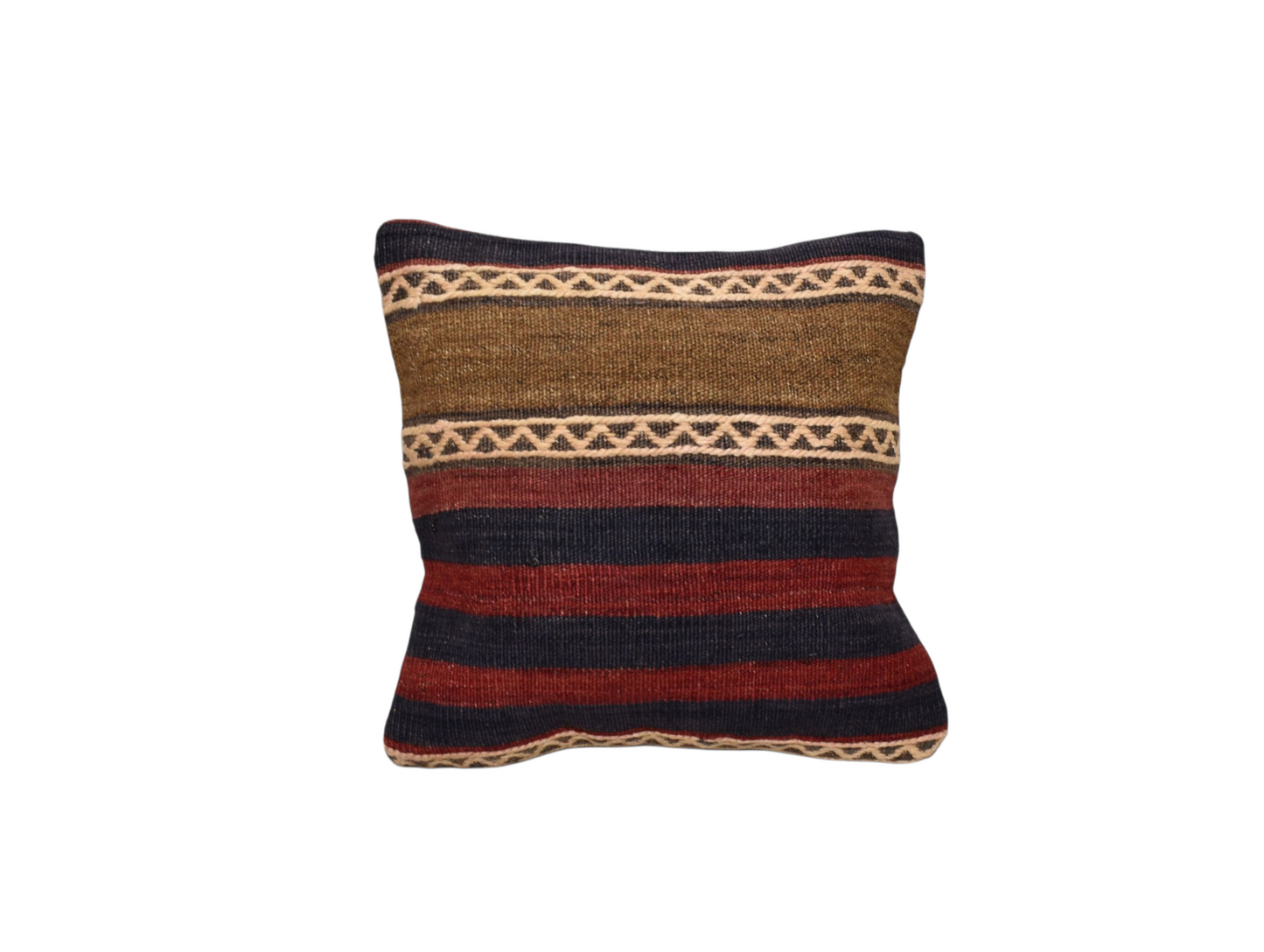 Yeni El Dokuma Dekoratif Kilim Kırlent Yastık Kılıfı 6483