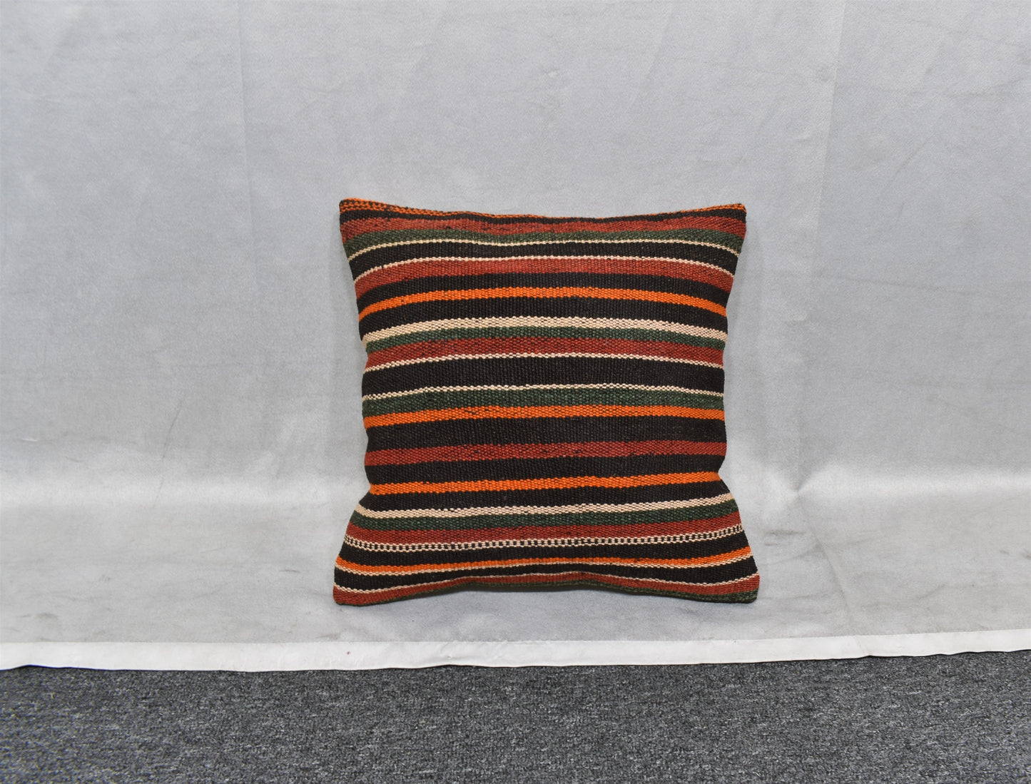 Yeni El Dokuma Dekoratif Kilim Kırlent Yastık Kılıfı 6495