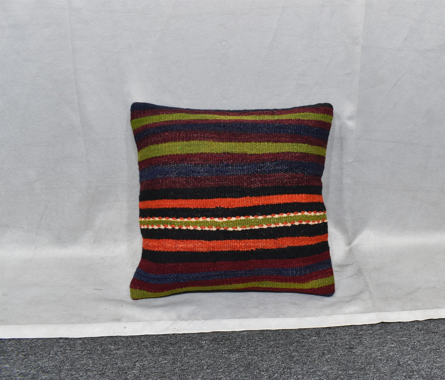 Yeni El Dokuma Dekoratif Kilim Kırlent Yastık Kılıfı 6500