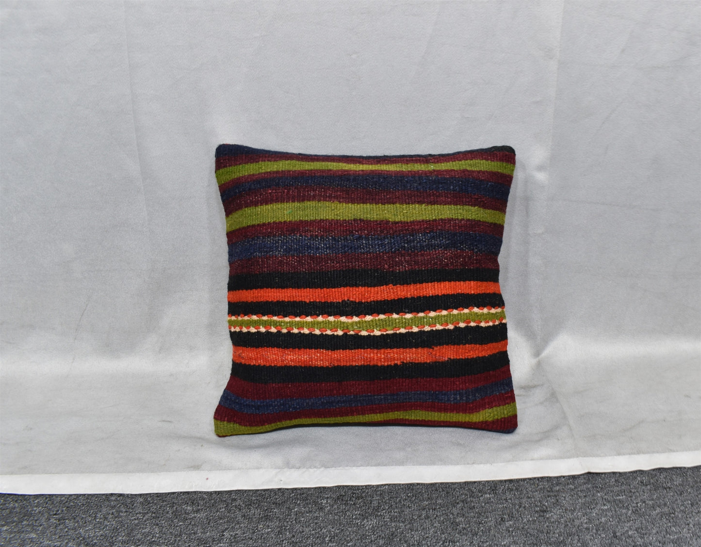 Yeni El Dokuma Dekoratif Kilim Kırlent Yastık Kılıfı 6500