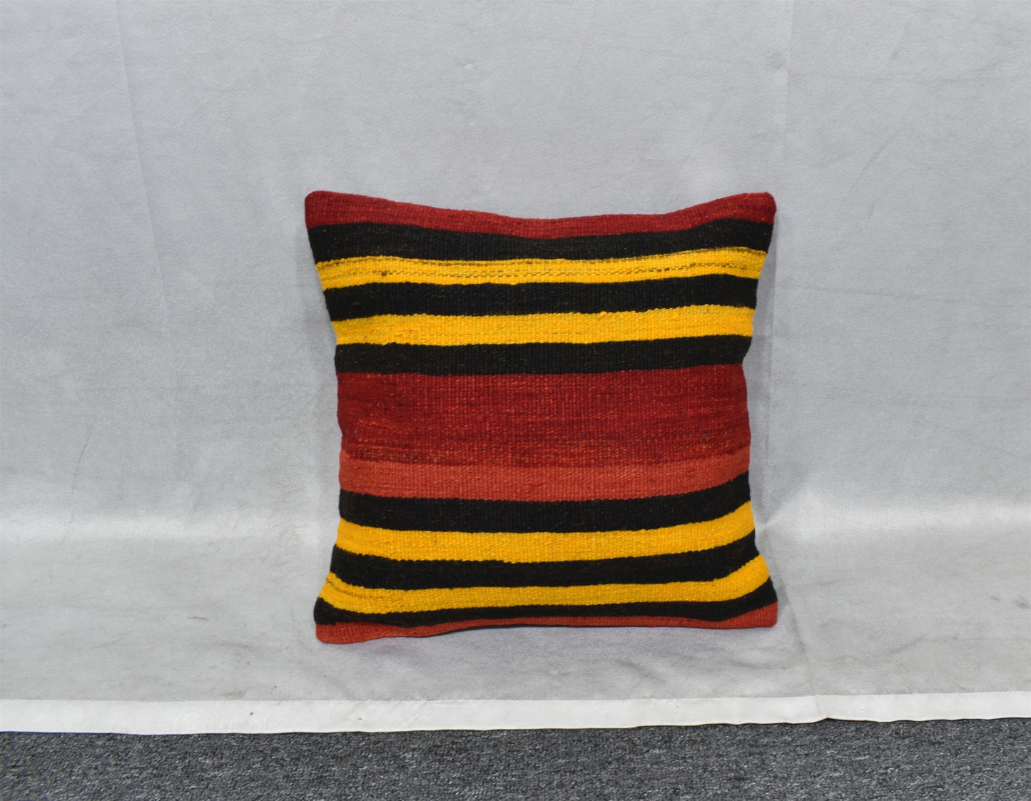 Yeni El Dokuma Dekoratif Kilim Kırlent Yastık Kılıfı 6536