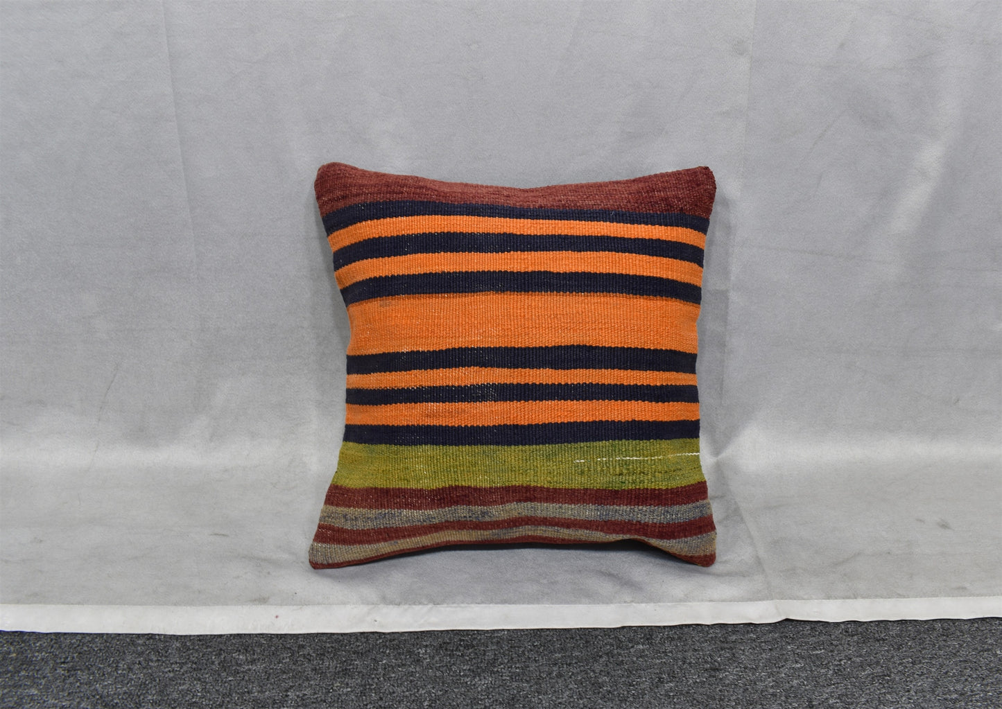Yeni El Dokuma Dekoratif Kilim Kırlent Yastık Kılıfı 6538