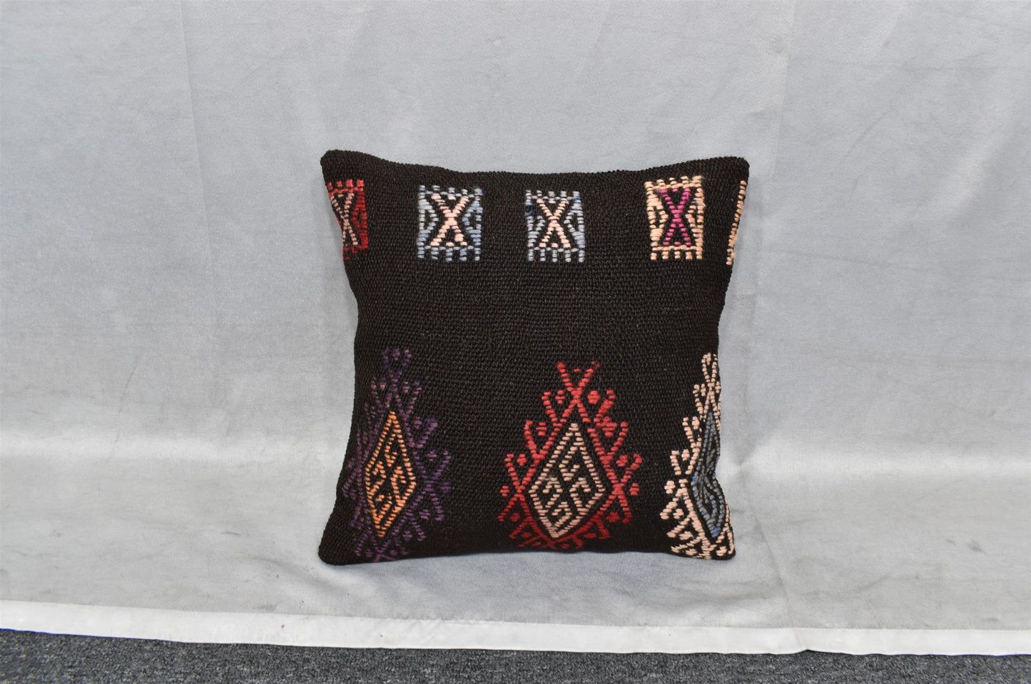 Yeni El Dokuma Dekoratif Kilim Kırlent Yastık Kılıfı 6545