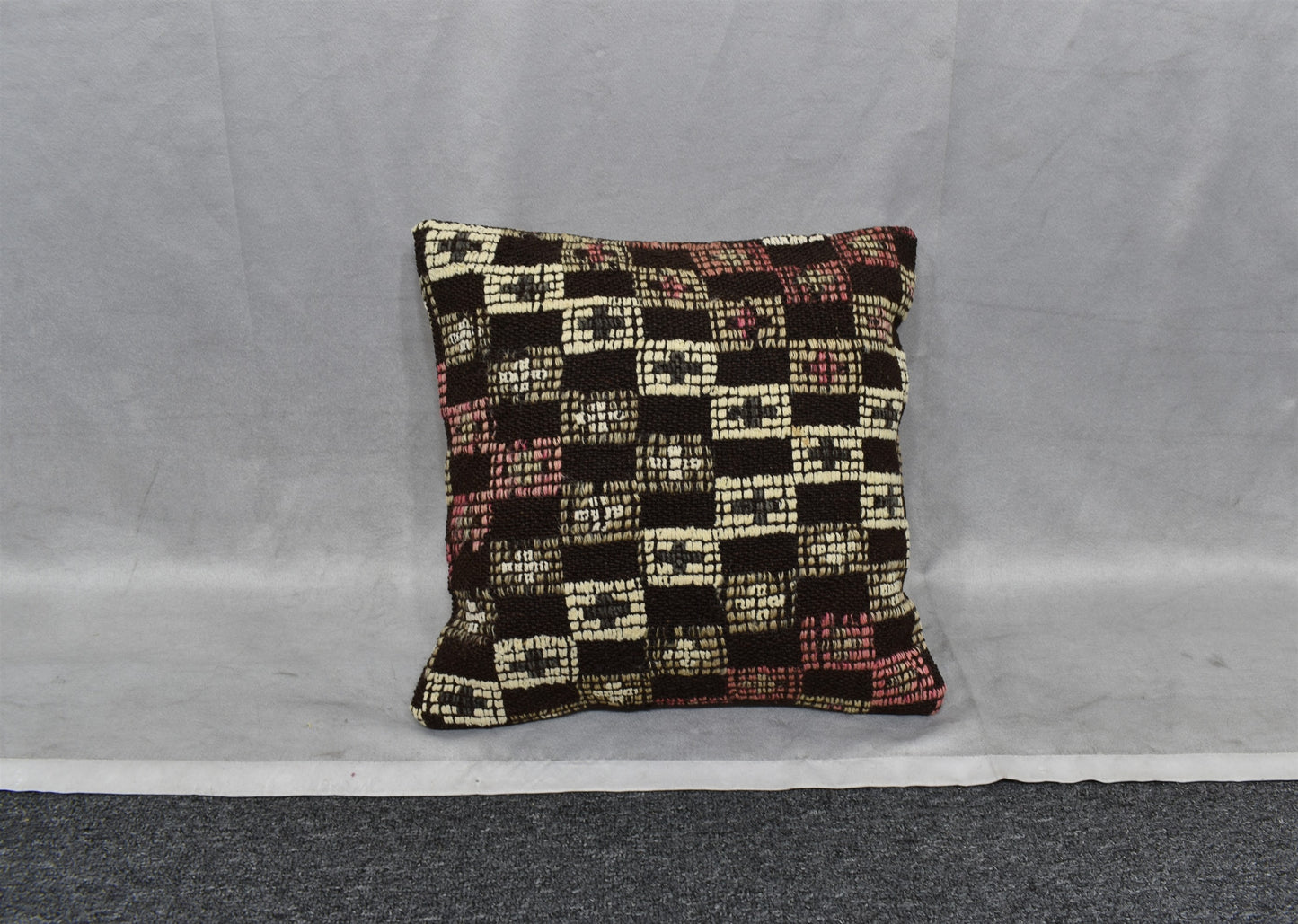 Yeni El Dokuma Dekoratif Kilim Kırlent Yastık Kılıfı 6559