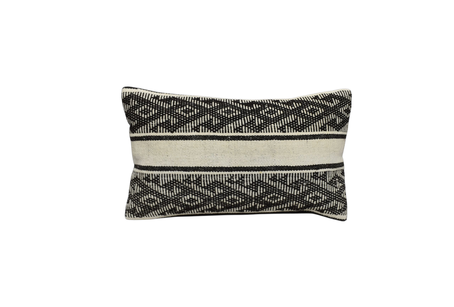 Yeni El Dokuma Dekoratif Lumbar Kilim Kırlent Yastık Kılıfı 6580