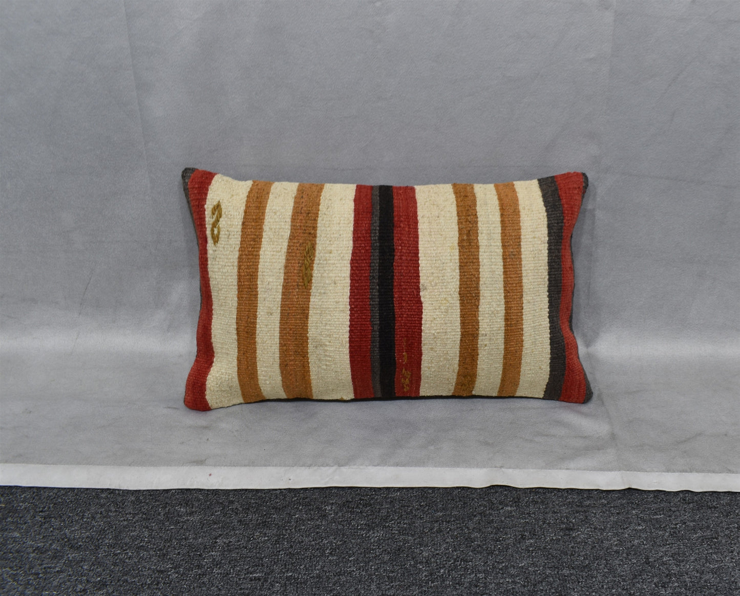 Yeni El Dokuma Dekoratif Lumbar Kilim Kırlent Yastık Kılıfı 6581