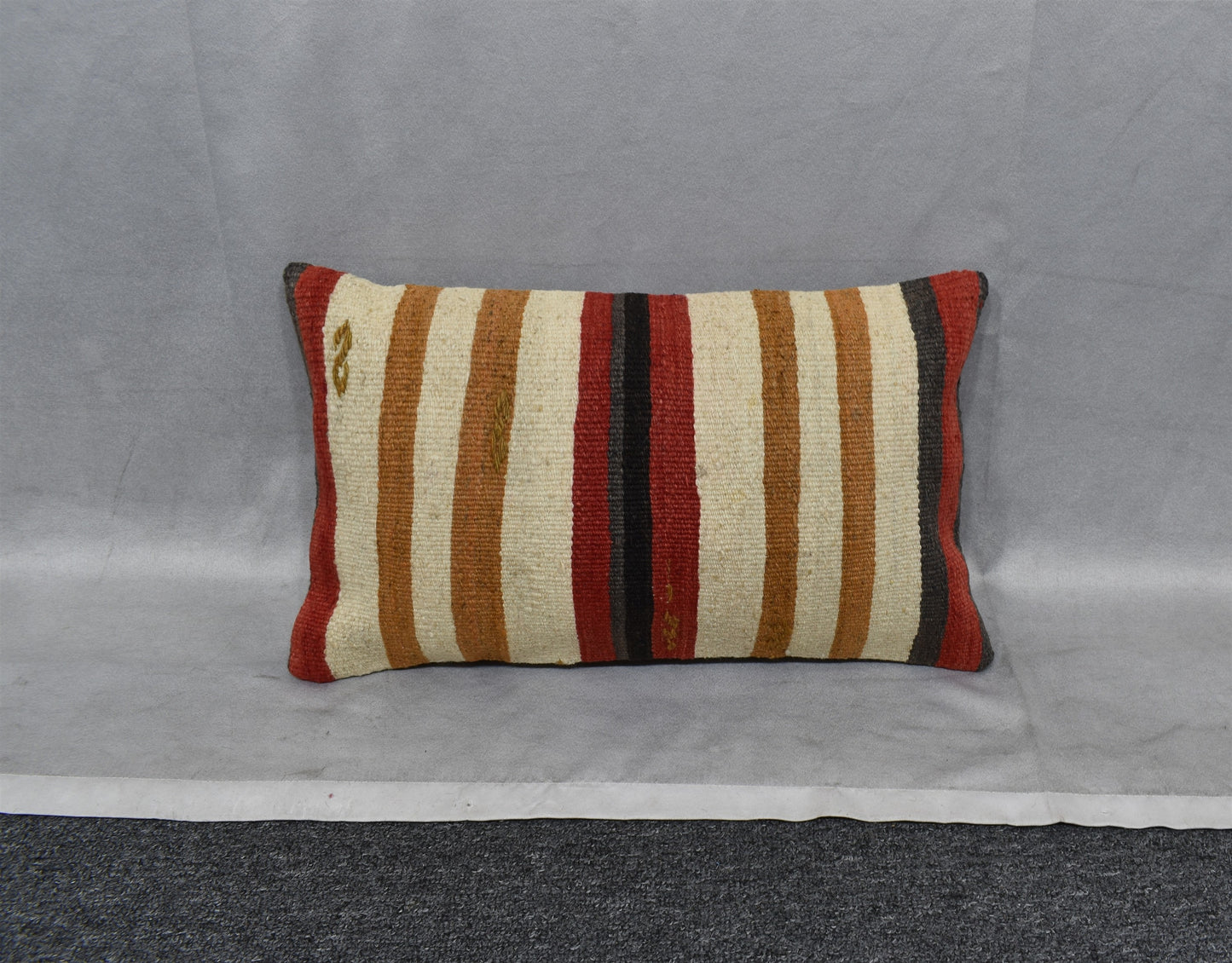 Yeni El Dokuma Dekoratif Lumbar Kilim Kırlent Yastık Kılıfı 6581