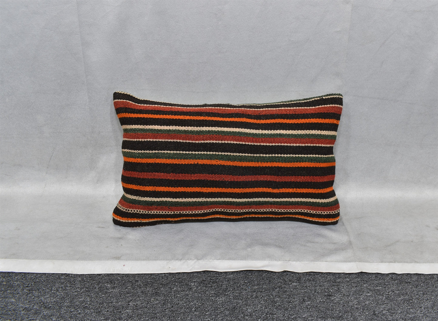 Yeni El Dokuma Dekoratif Lumbar Kilim Kırlent Yastık Kılıfı 6584