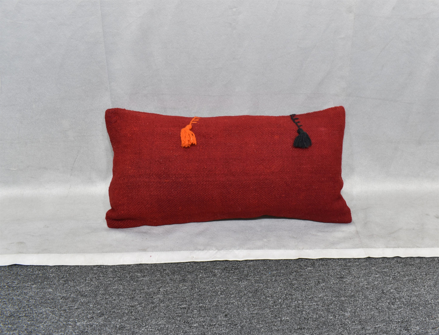 Yeni El Dokuma Dekoratif Lumbar Kilim Kırlent Yastık Kılıfı 6595