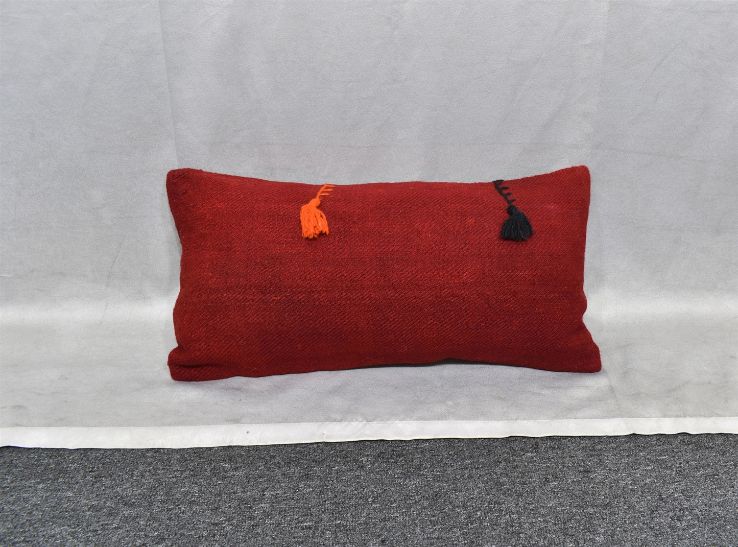 Yeni El Dokuma Dekoratif Lumbar Kilim Kırlent Yastık Kılıfı 6595