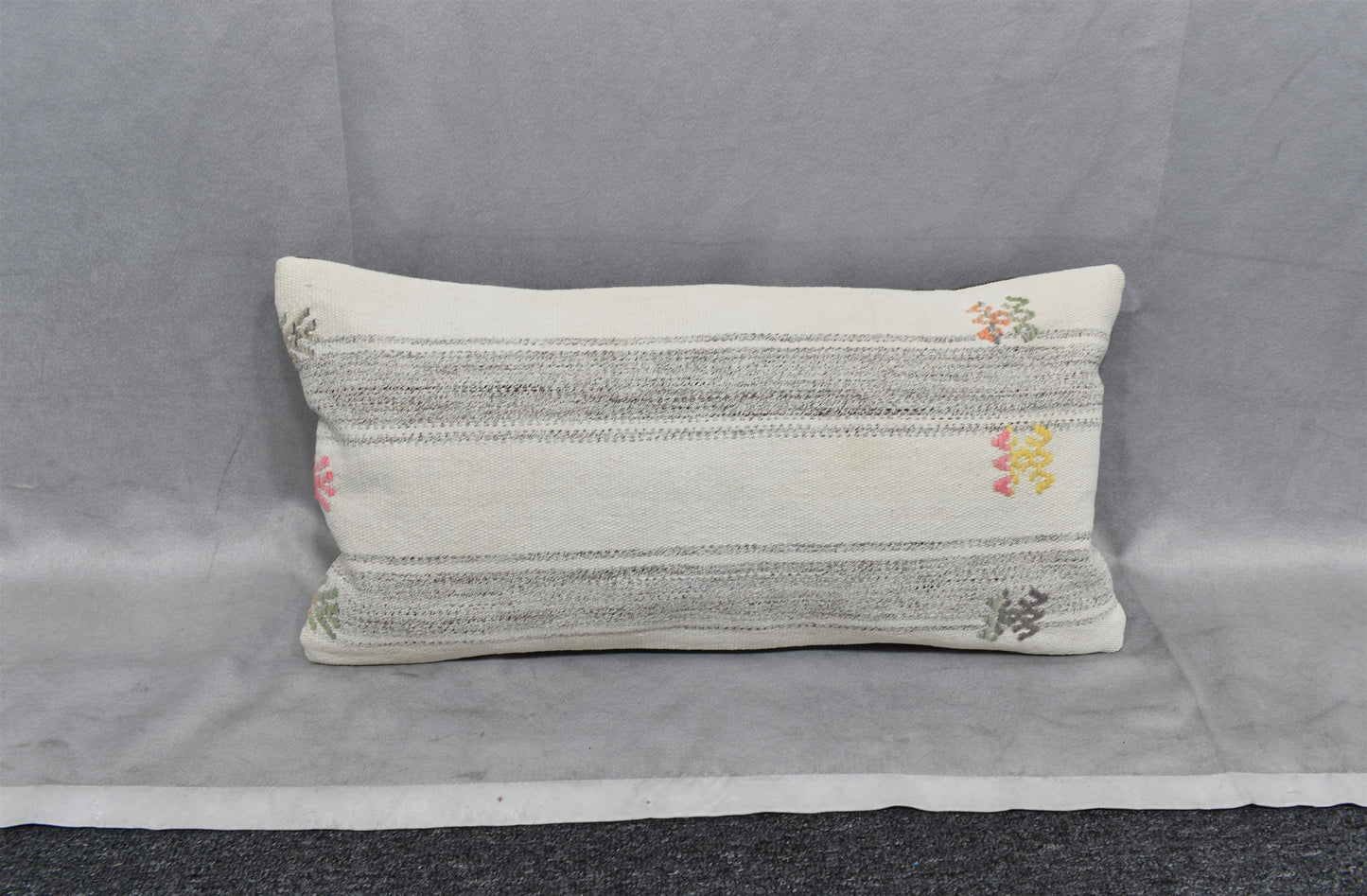 Yeni El Dokuma Dekoratif Lumbar Kilim Kırlent Yastık Kılıfı 6602