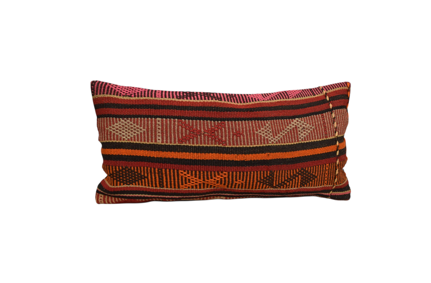 Yeni Kadife Dokuma Dekoratif Kilim Kırlent Yastık Kılıfı 6606