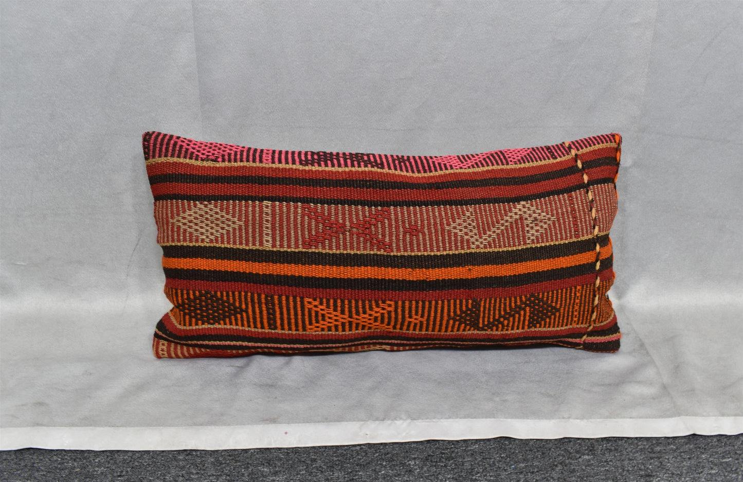 Yeni Kadife Dokuma Dekoratif Kilim Kırlent Yastık Kılıfı 6606
