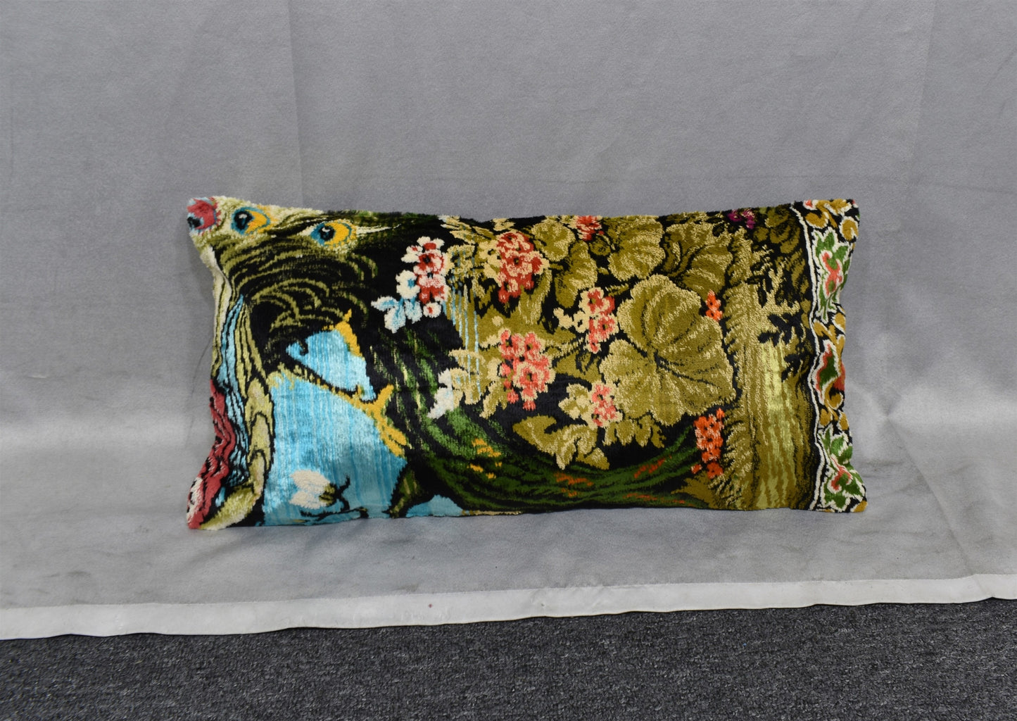 Yeni El Dokuma Dekoratif Lumbar Kilim Kırlent Yastık Kılıfı 6608